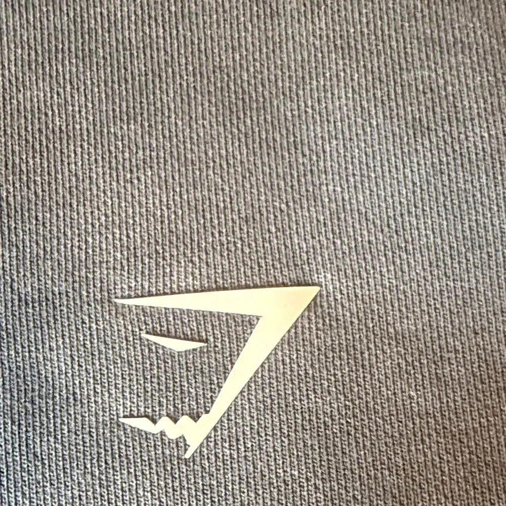 Gymshark Cold Shoulder Hoodie Small Gray Cotton Pullover